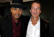 Navi and John Branca (Co-Executor of The Michael Jackson Estate)