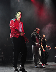 Navi at the O2 performing Beat It